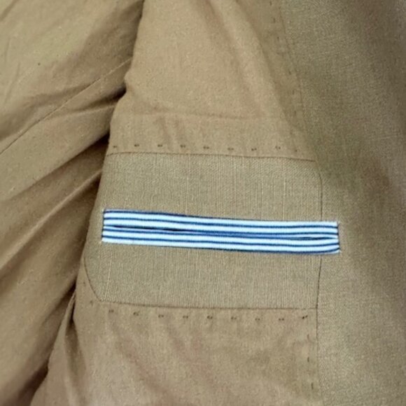 J. Crew "Schoolboy" Indigo 100% Linen Blazer US4 - Picture 4 of 5